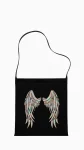 traista tote neagra aripi holografice 1