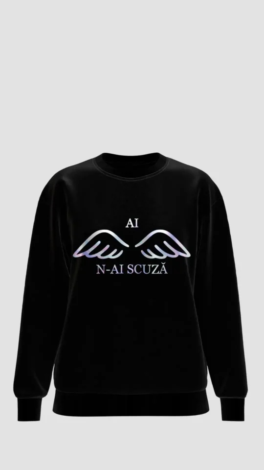 bluza negra ai aripi n ai scuza 500 11
